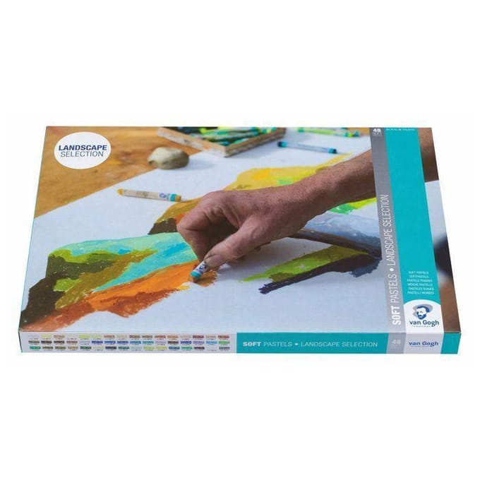 Van Gogh Zachte Pastel Landschap Selectie