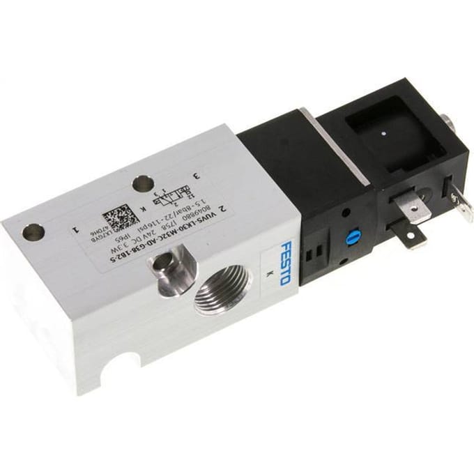 3/2 G3/8'' NC Magneetventiel 24V DC 1.5-8bar/21.0-112psi Festo