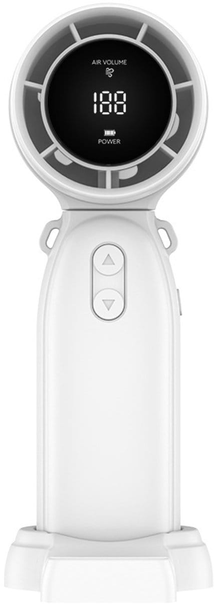 Mini Draagbare Turbo Ventilator Met 5000mAh Accu Voor Reizen, Camping & Buiten