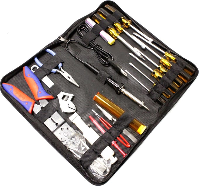 BeMatik - 20-delige multitoolset GTK-050B met soldeerbout