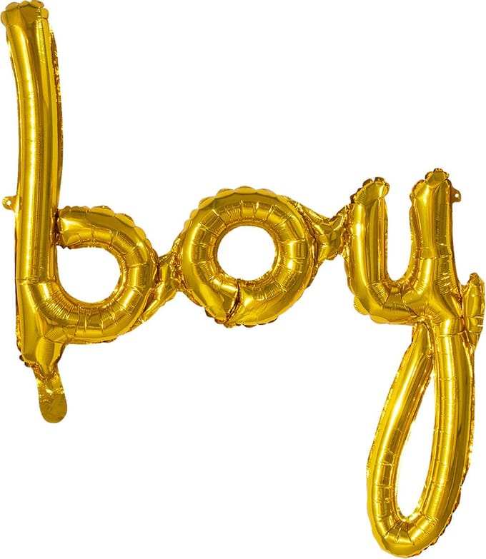 Boland - Folieballon 'boy' - Multi - Folieballon