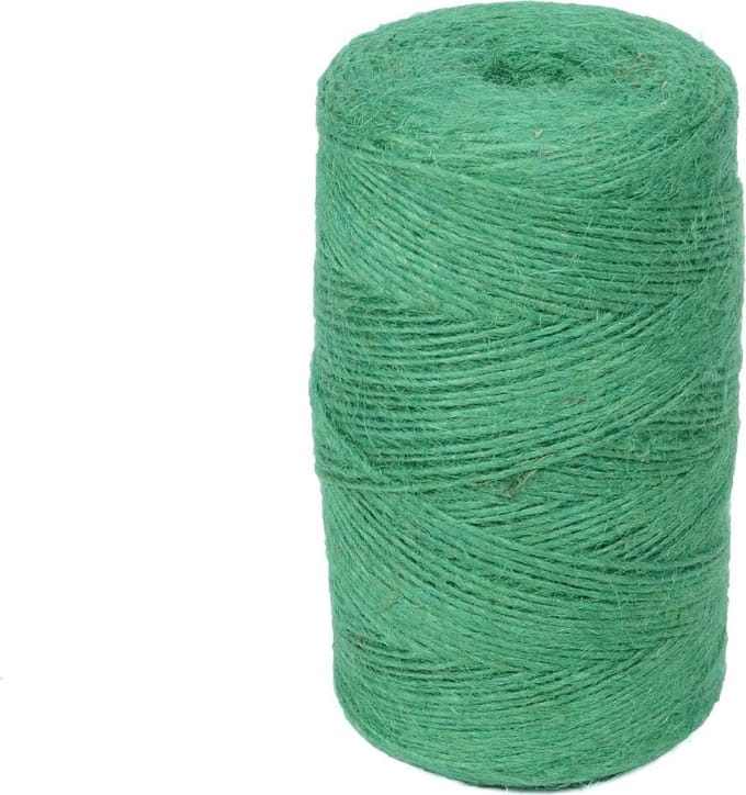 Jute touw – bindtouw 1mm – Ca 370gr - Groen