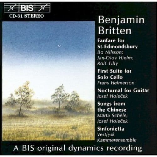 Bo Nilsson, Jan-Olof Hjelm, Rolf Tilly - Britten: Fanfare For St. Edmondsbury (CD)