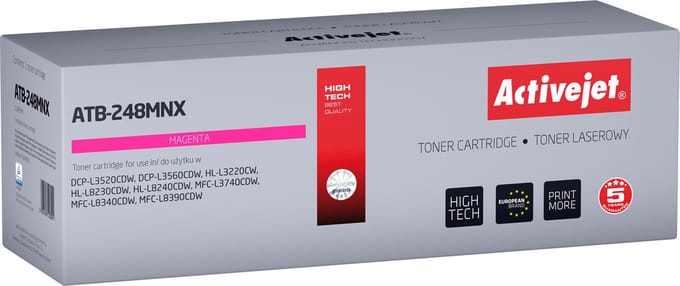 Activejet ATB-248MNX tonercartridge 1 stuk(s) Compatibel Violet