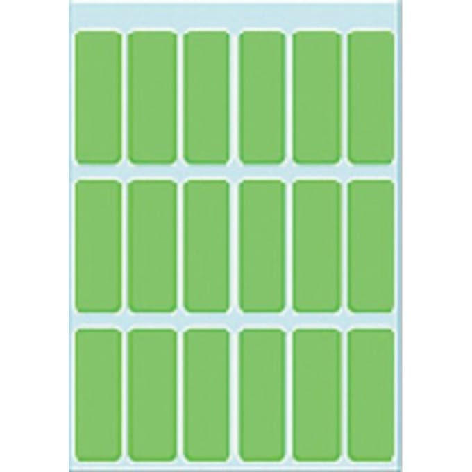 Huismerk Herma 3655 Universele Etiket 12x34mm Groen - Pakje met 5 velletjes stickers