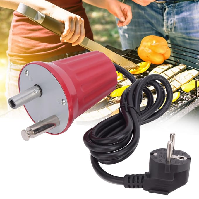 FD801B ABS Barbecue Rotator Motor Grill Elektrische Machine Buiten BBQ Gereedschap Accessoires gray