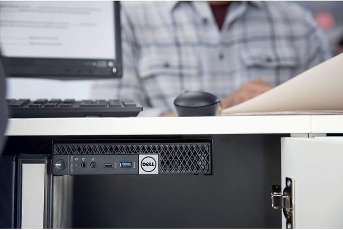 Dell OptiPlex Micro VESA montage met adapter box montagekit - Zwart