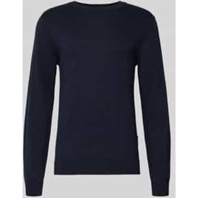 Gebreide pullover met geribde boorden Model 'BELLS'