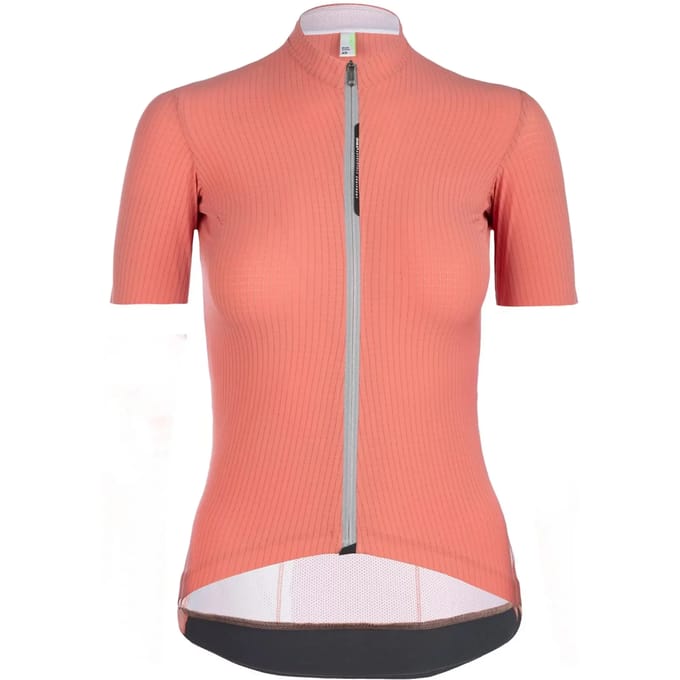 Q36.5 Dames Shirt korte mouwen Pinstripe X - Roos - M