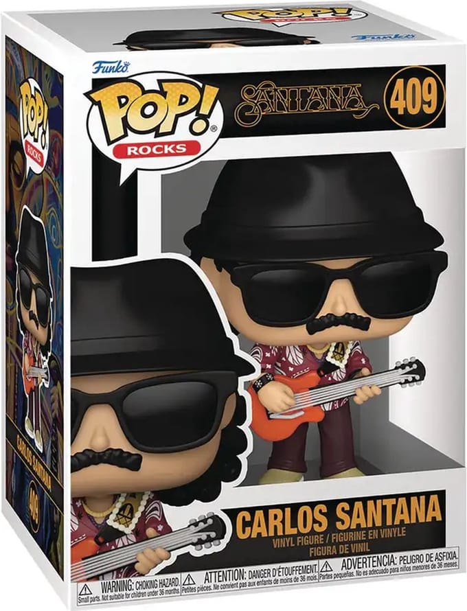 Pop Rocks: Santana - Carlos Santana Funko Pop #409
