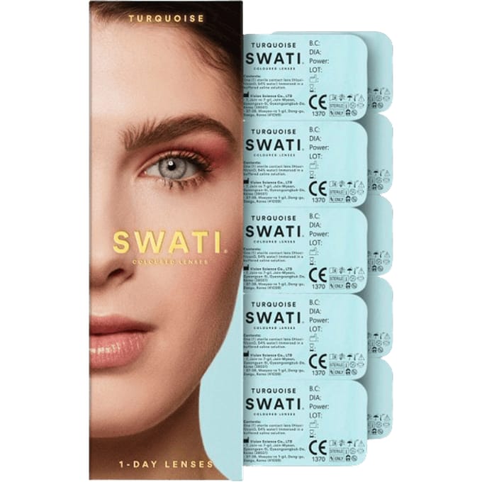 Swati Turqoise 1-Day Lenses 1 paar