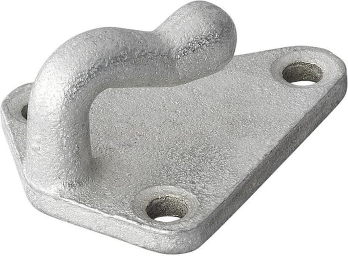 ProPlus Metaal touwhaak - schroefbaar - 40 x 45 mm - 3 gaten