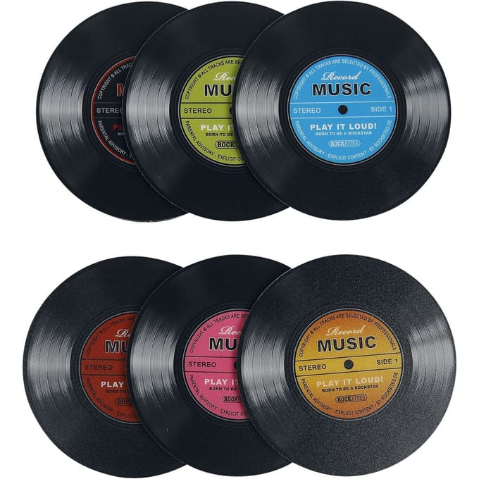 Record Music Unisex Viltje - Neutraal - Standard