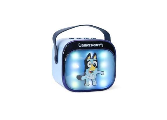 Bluey - karaoke set voor kinderen - draadloze microfoon en speaker - met lichteffecten - stemvervorming