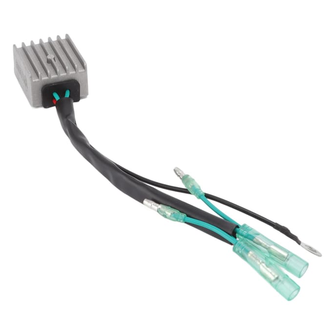Régulateur Redresseur de Tension pour Moteur Hors-Bord en Alliage d'Aluminium pour Moteur de Bateau 2 Temps 15HP gray