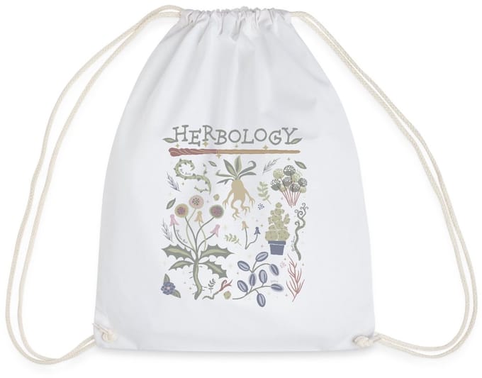Harry Potter Herbology Botanisch Kruiden Ontwerp Gymtas