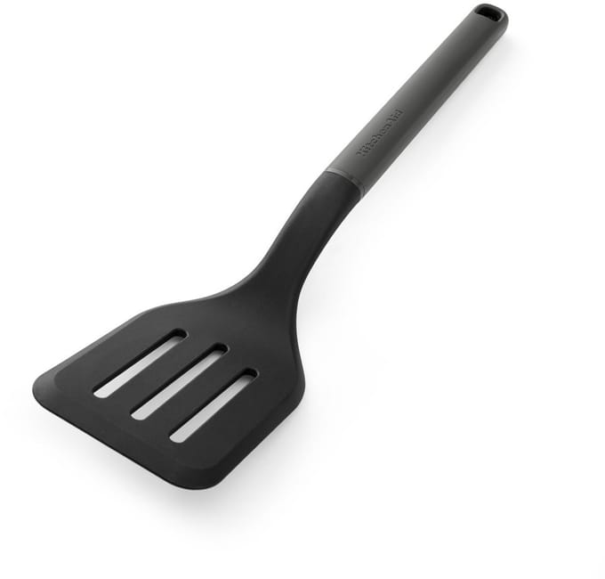 Bakspatel met Sleuven, 34 cm, Kunststof/Nylon, Grijs - KitchenAid