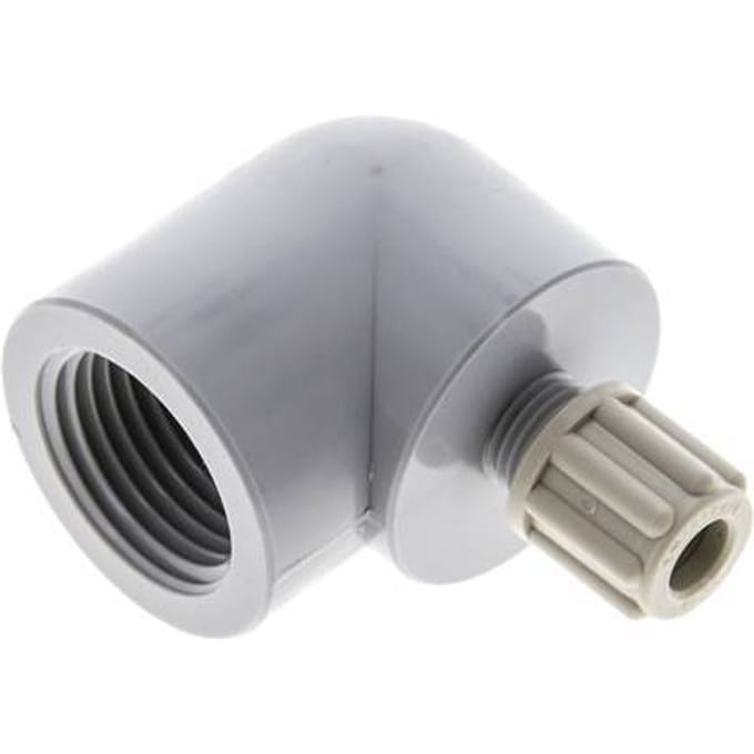 6x4mm & G1/2'' PA L-Vorm Knelfitting Binnendraad 10bar