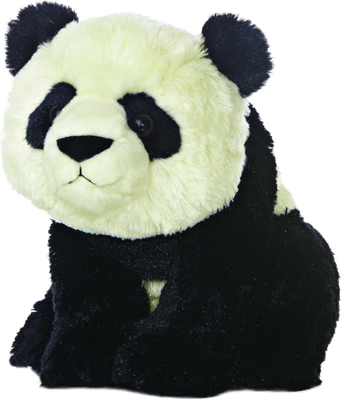 Knuffel Panda Pluche Dier 30 cm Zacht en Gedetailleerd