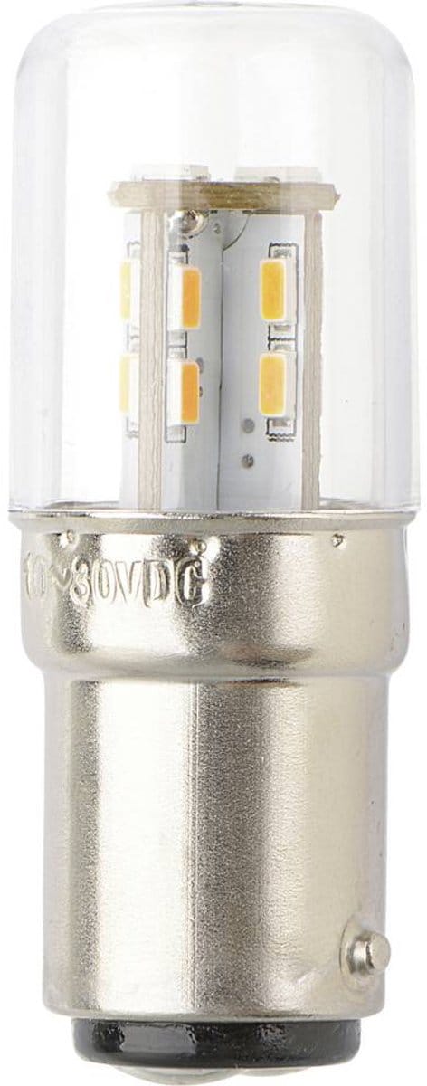 TRU COMPONENTS TC-13776164 LED-signaallamp Geel BA15d 12 V/DC, 24 V/DC 200 lm