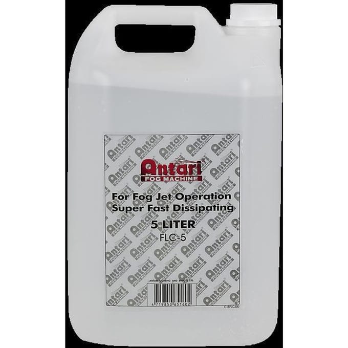 ANTARI -Fluide A Fumée A Base D’Eau 5L Pour Machine A Fumée/Brouillard