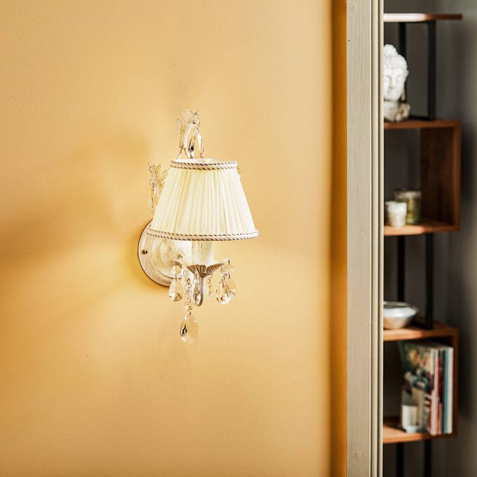 ONLI Wandlamp Karen 1-lamp ivoor