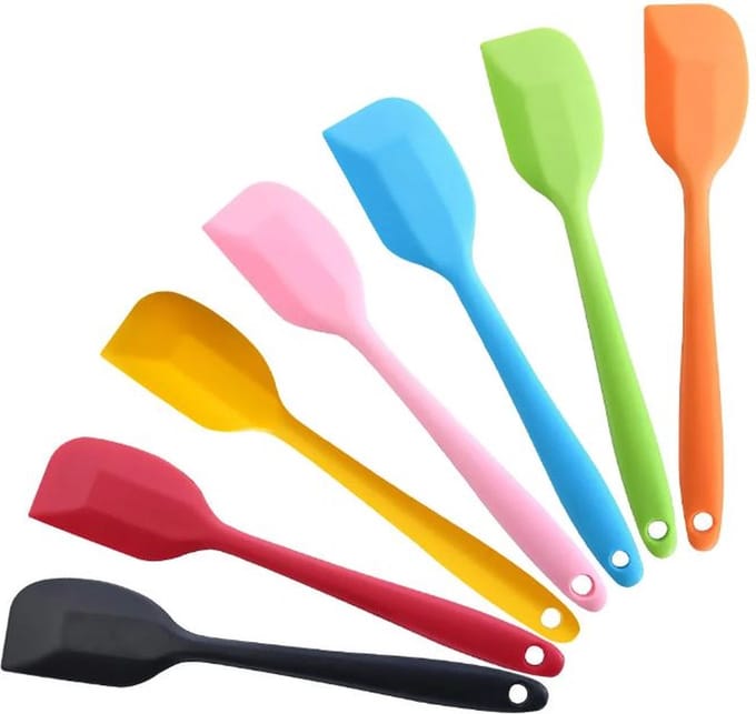 Siliconen Spatel - Dessert Spatel - Pannenlikker - Rood - 21cm
