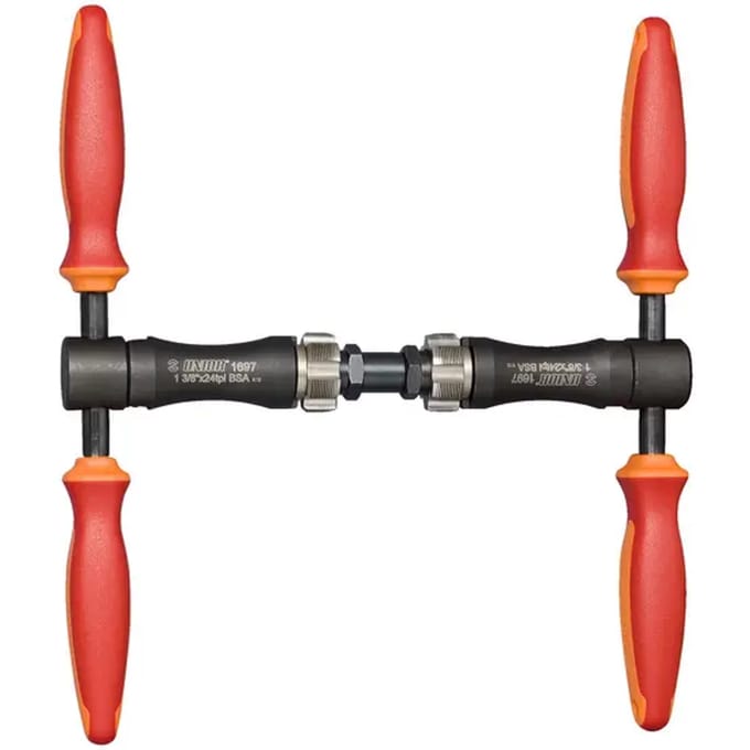 UNIOR - BOTTOM BRACKET SET - RED - 6 PCS