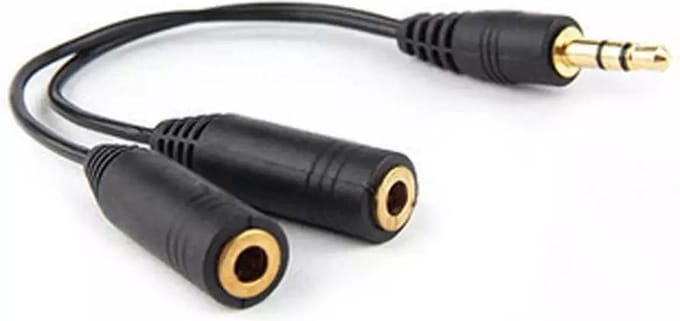 LOUZIR 3.5mm Audio Jack Splitter