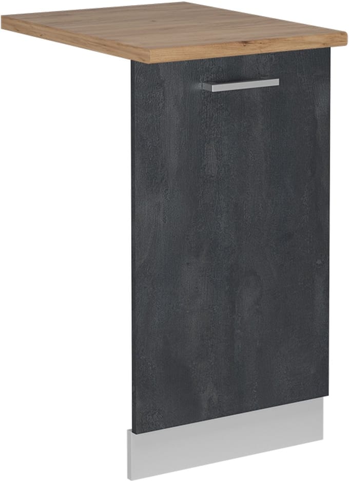 Vicco R-Line Vaatwasserfrontpaneel – 45 cm, WB Eik Zwart beton