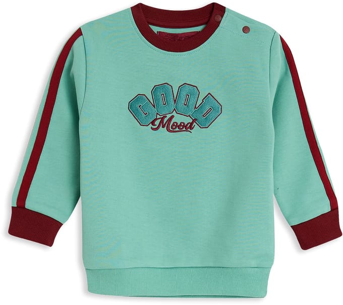 4PRESIDENT Sweater meisjes - Light Blue - Maat 98 - Meisjes trui