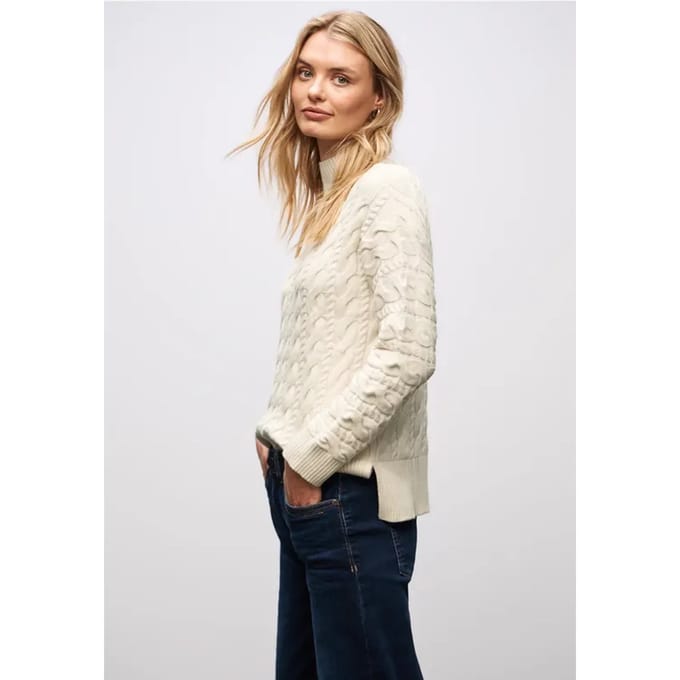 Jumper met kabelpatroon