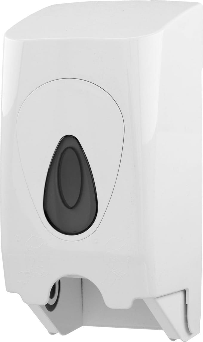 Toiletpapierdispenser 2-rols - Wit - PlastiQline - Kunststof