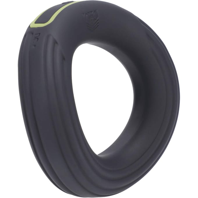 Doc Johnson Rev penis Throbber - Vibrerende penisring - Zwart