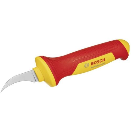 Bosch Professional Serie - Isolatiemessnijderset - VDE-gecertificeerd - Ergonomische Handgreep - Hakmes