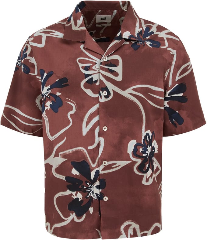 WE Fashion Heren regular fit overhemd met dessin