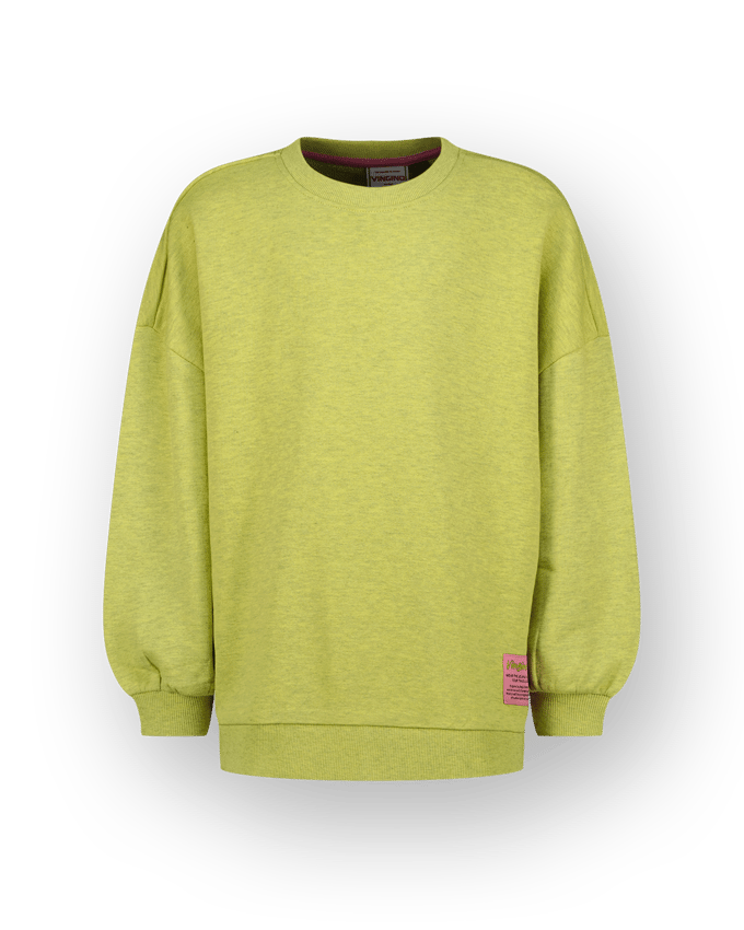 Meisjes Sweater Icon melange round neck