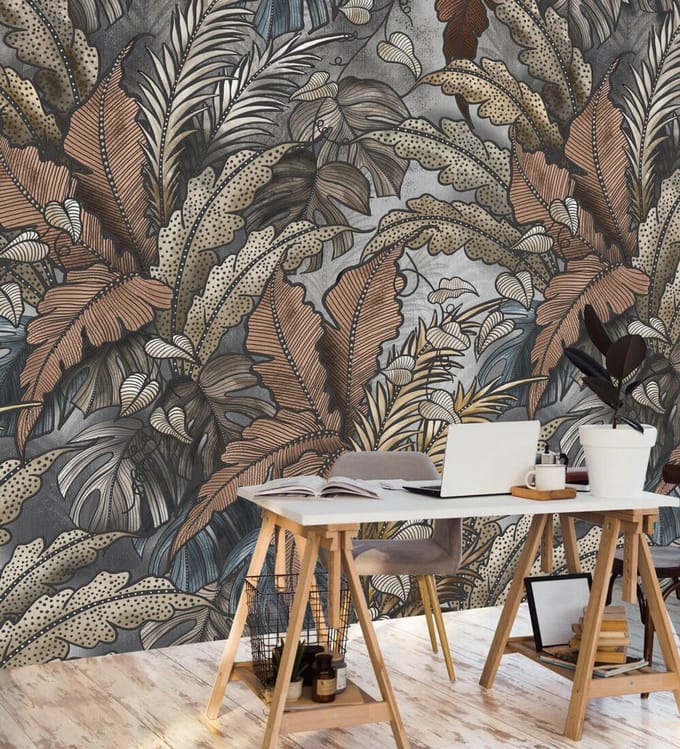 INGK - Dreaming Of Jungles Gray - Behang