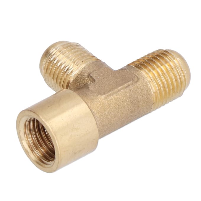 3-weg Klep Adapter 1 4 Duurzaam Stevig Fijne Afwerking Spiraalvormig Messing Slang Splitser