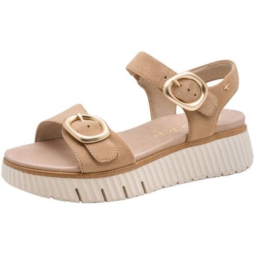 Tamaris Comfort Essentials Dames Sandalen - CAMEL SUEDE