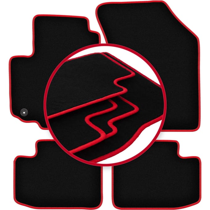CARLUX-RED automatten voor: Fiat Sedici hatchback (2006-2014)