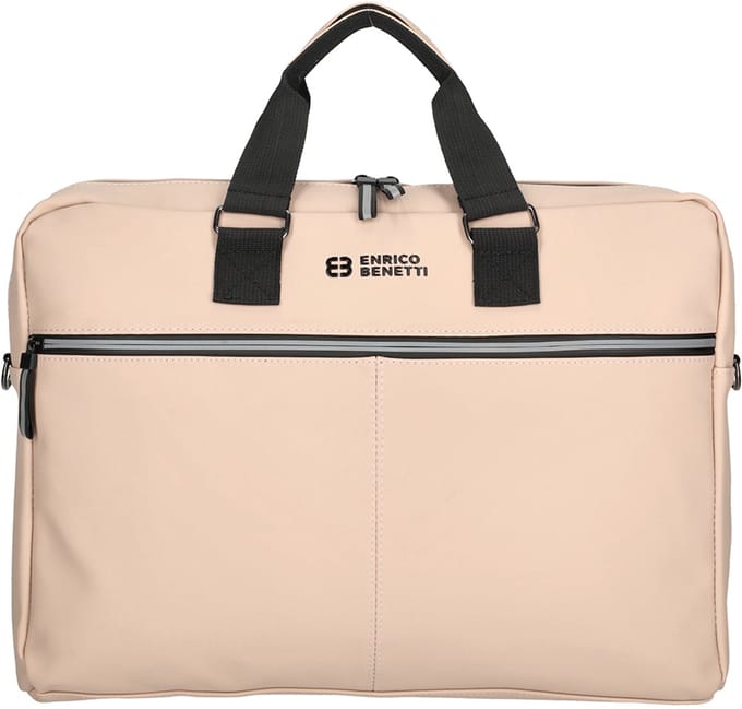 Enrico Benetti Bergen Laptoptas - 17 inch - Misty Pink
