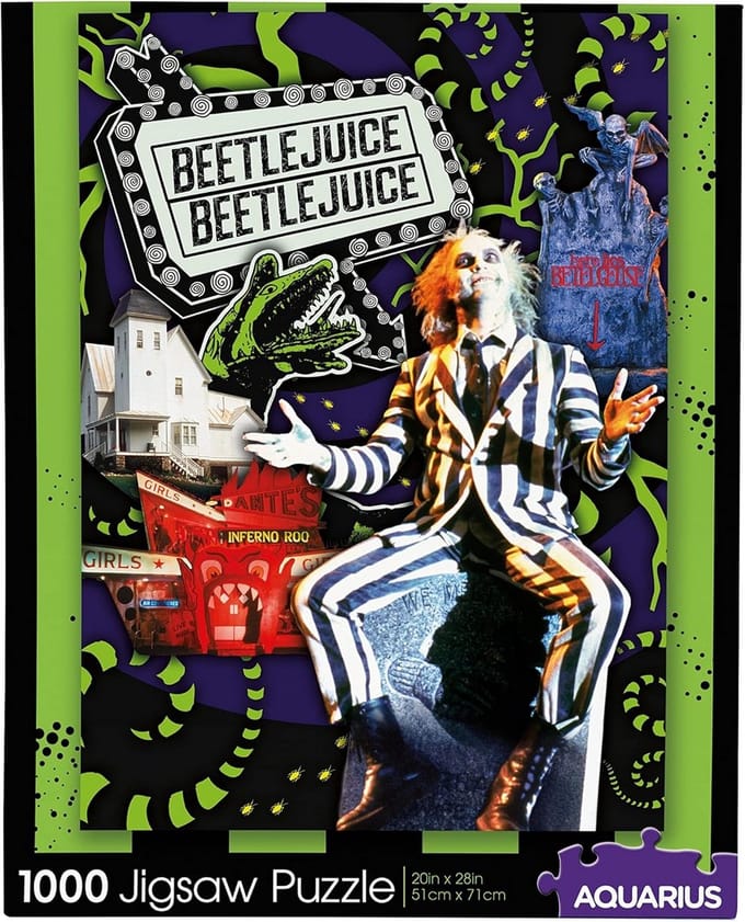 Beetlejuice Collage Puzzel 1000 Stukjes