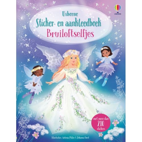 Bruiloftselfjes - Sticker- En Aankleedboek