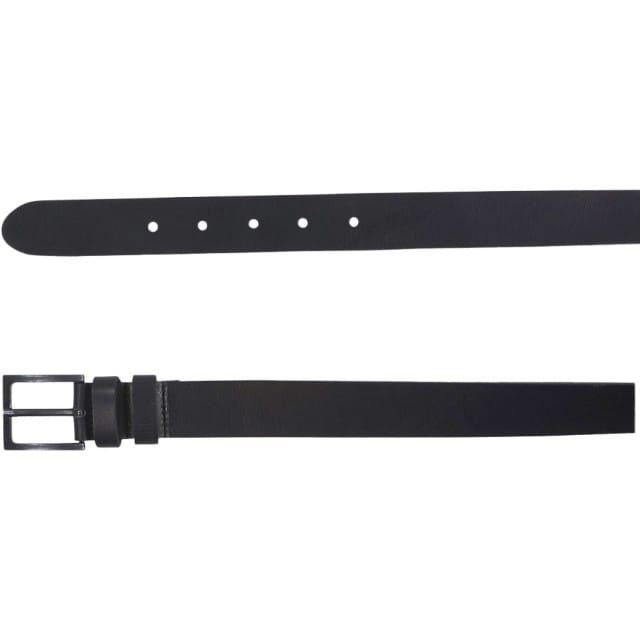 No Excess Belt leather buckle black