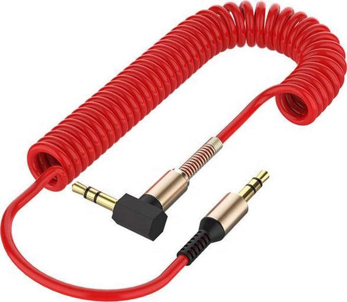 Jack Kabel 3.5 mm  - Male to Male - Universeel - Rood - 1.8 meter - Allteq