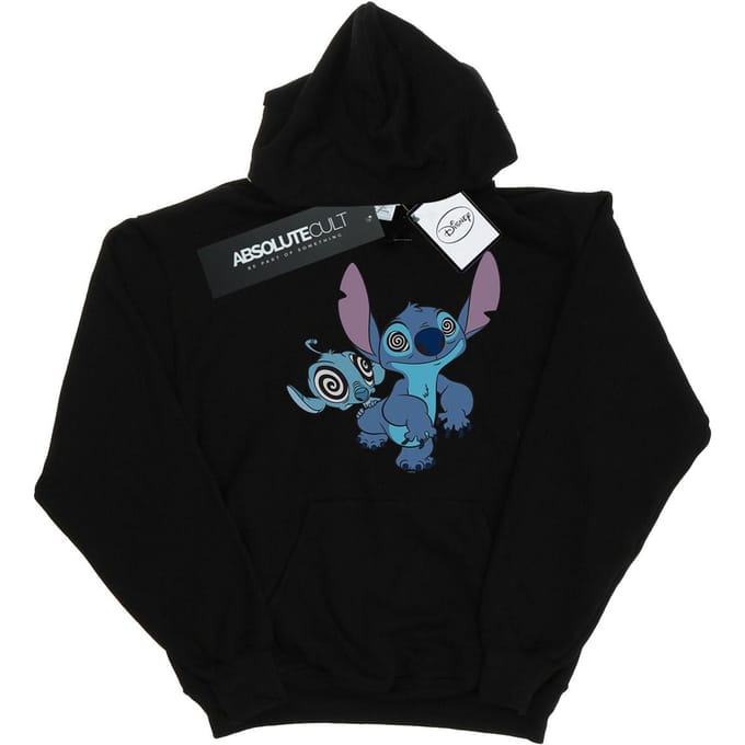 Disney Heren Lilo en Stitch Hypnotized Hoodie (Zwart)