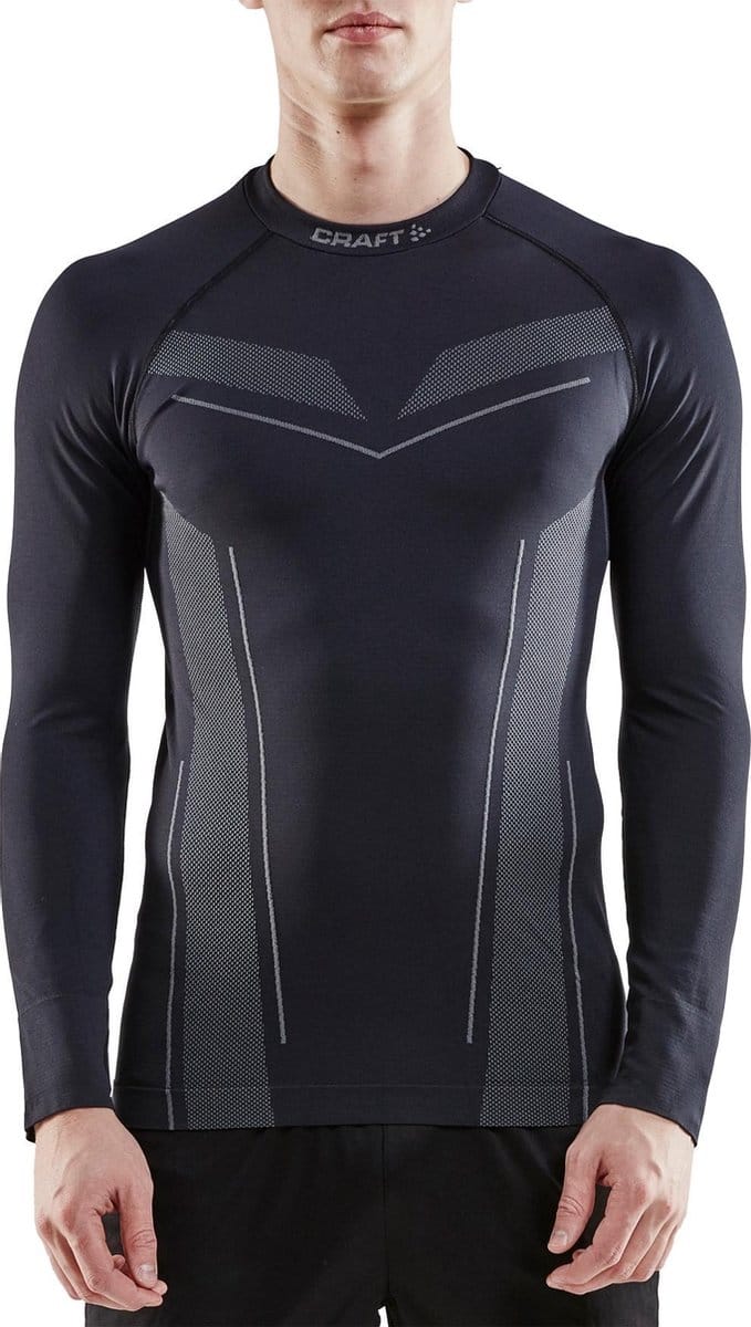 Craft Thermoshirt - Maat S  - Mannen - zwart/wit