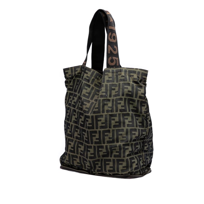 Tweedekans Zucca Canvas en Nylon Vouwbare Tas