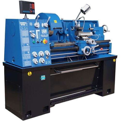 HBM metaaldraaibank 400 x 1000 DRO 400 Volt